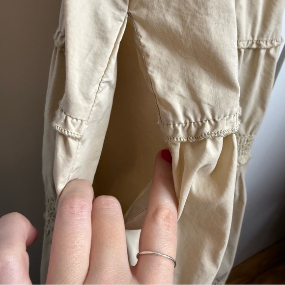 Karlie Tiered Midi Dress in Khali Tan size S - Picture 3 of 10